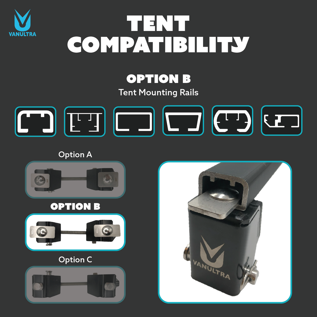 The Slipstream - Quick Release Tent Mounts