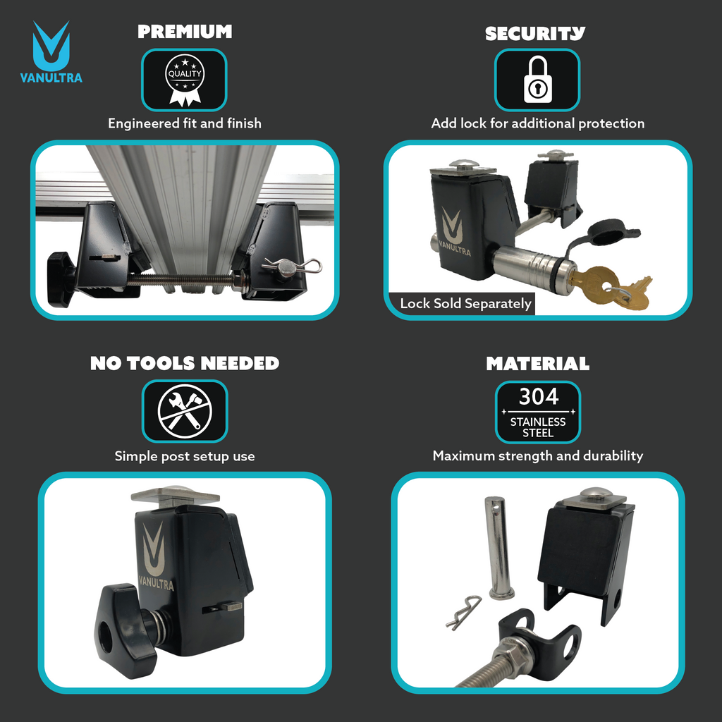 The Slipstream - Quick Release Tent Mounts (Option A)