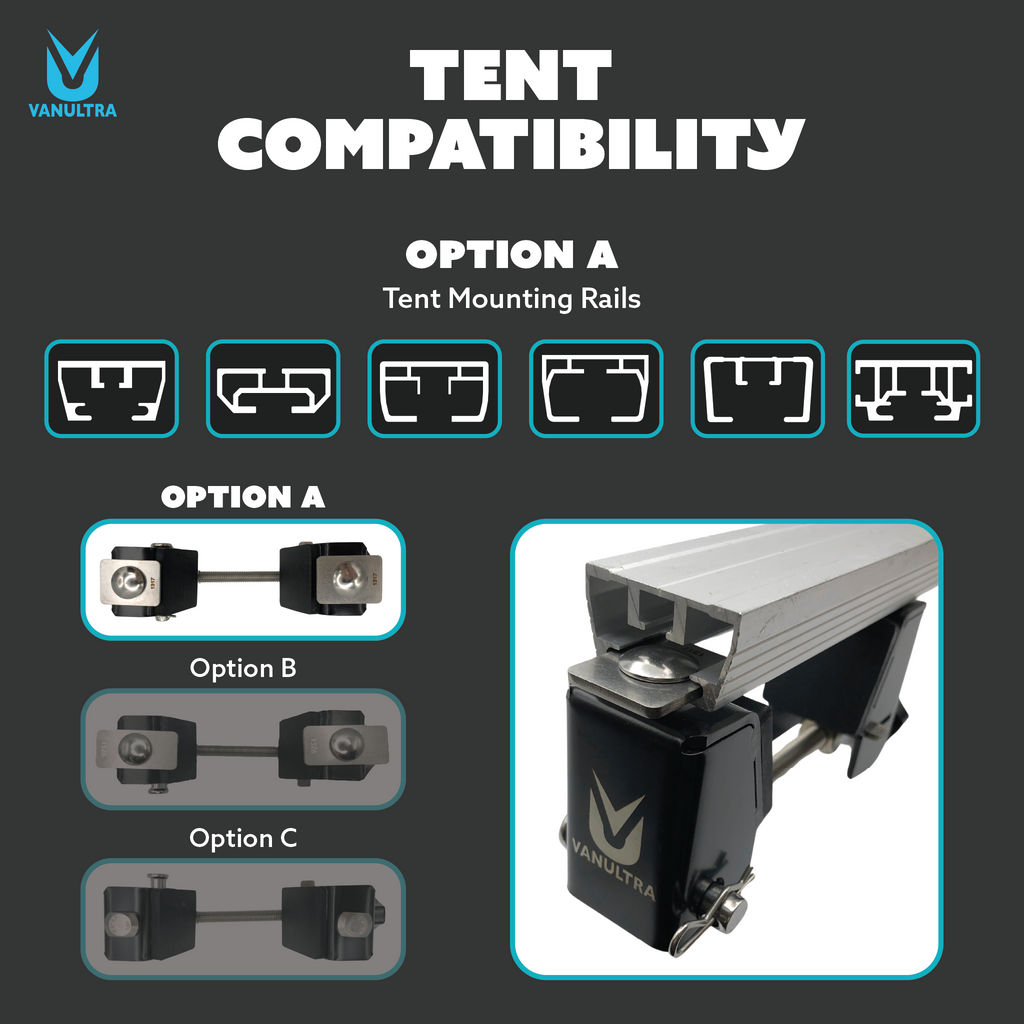 The Slipstream - Quick Release Tent Mounts (Option A)